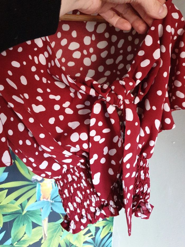 Top noué à pois - photo numéro 2