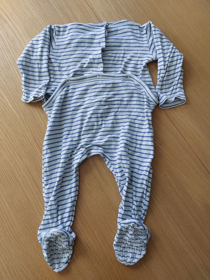 Lot 2 pyjamas 1 pièce été 18m - photo numéro 3