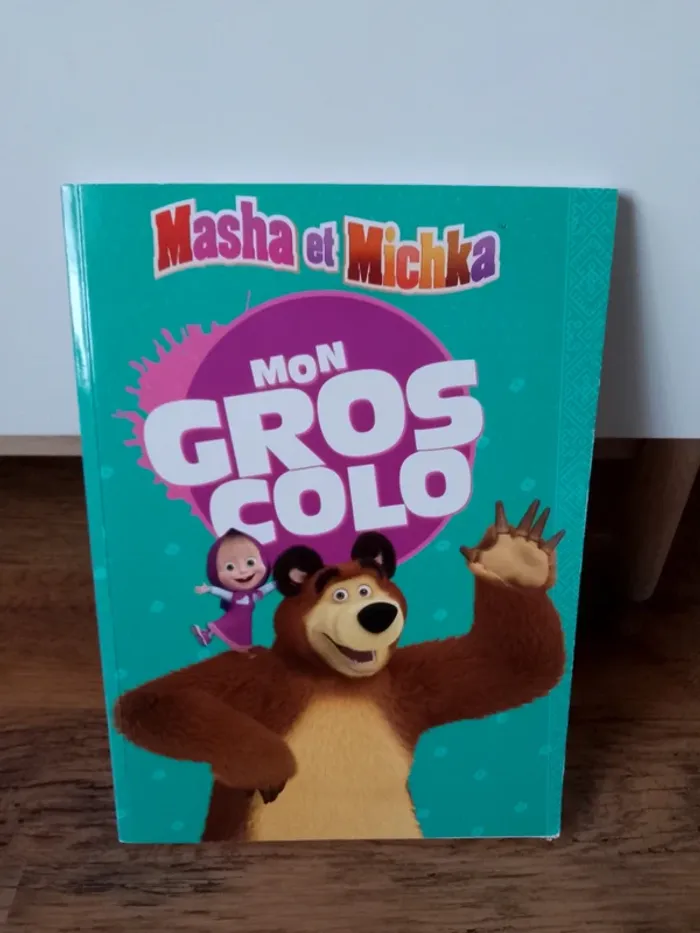 Livre coloriage Masha et Michka