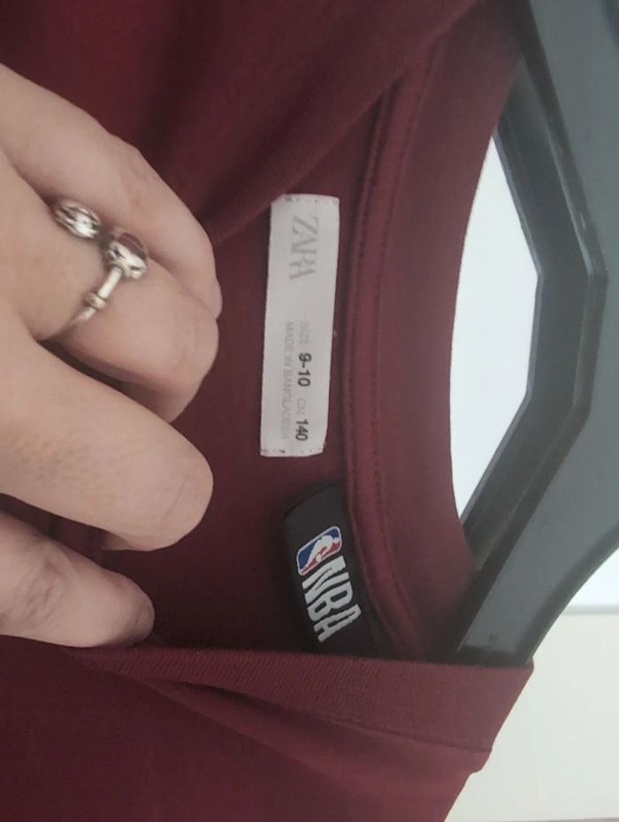 Haut manche longue NBA Chicago Bulls Zara - photo numéro 4