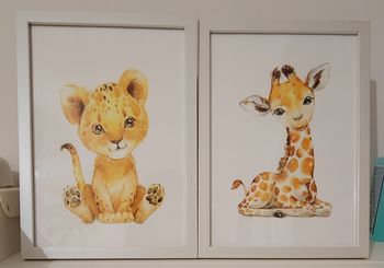 Lot affiches + cadres