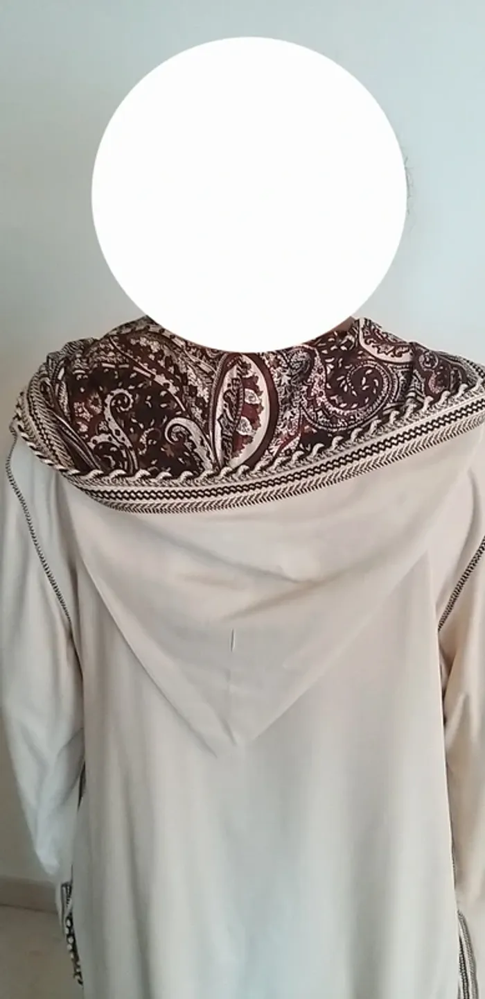NEUVE Djellaba 2 pièces faite par couturier - photo numéro 10
