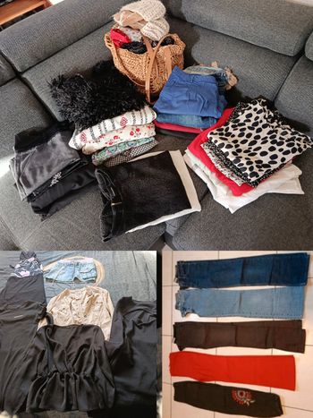 A saisir, gros Lot vêtements femme/ jeune fille, taille S /M + lot pantalons  + DONS !