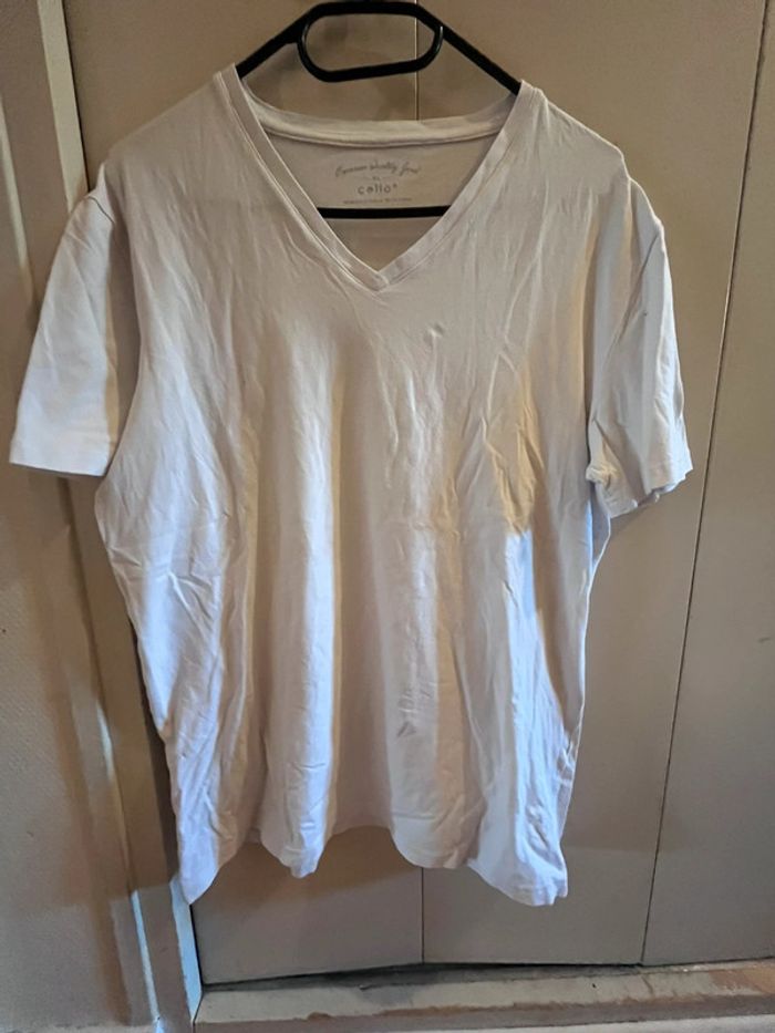 T-shirt blanc Celio taille L