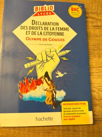 Déclaration des droits de la femme