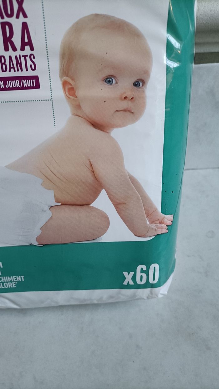 Paquet de couches bébé pommette 4/9 kg - photo numéro 3