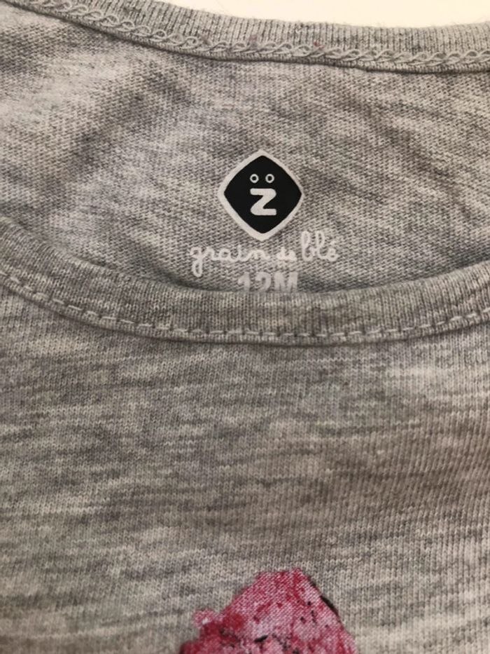 Teeshirt ML 12 mois - photo numéro 2
