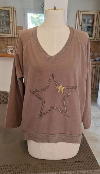 Pull sweat léger étoile  Made in italy