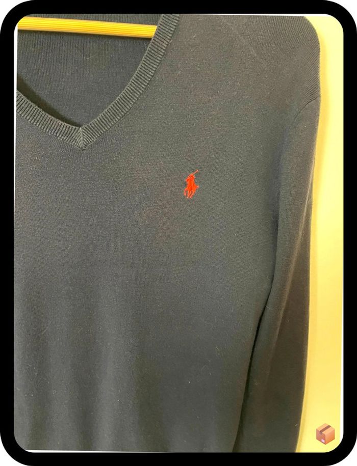 Pull Ralph Lauren – Taille M – Bleu marine – 100 % coton – Homme - photo numéro 3