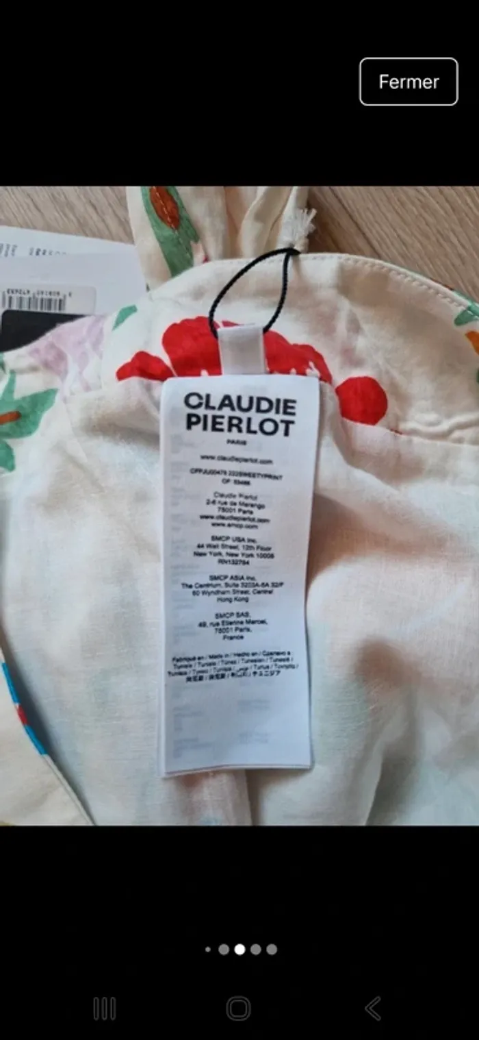 Jupe portefeuille Claudie Pierlot taille 40 neuve - photo numéro 7