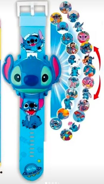 Montre projecteur stitch disney neuve