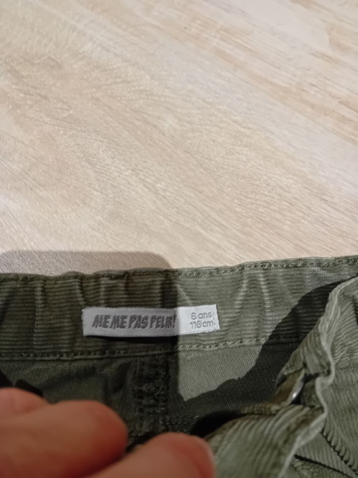 Pantalon velours kaki - photo numéro 2