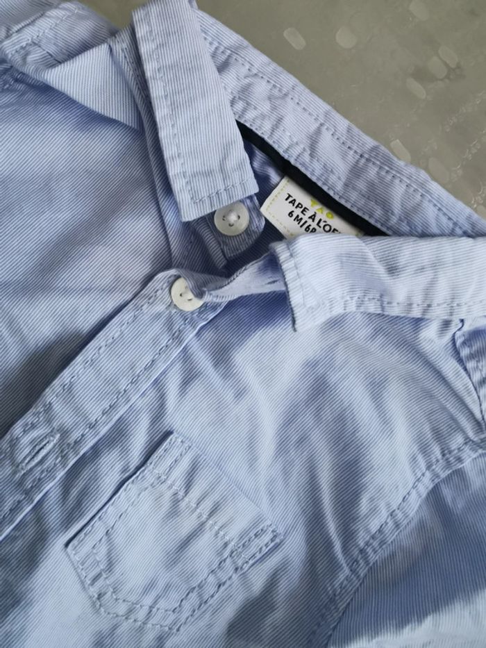 Chemise bleu bébé - photo numéro 2