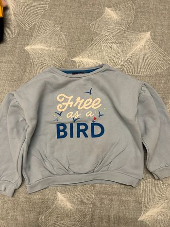 Sweat oiseau fille 3 ans