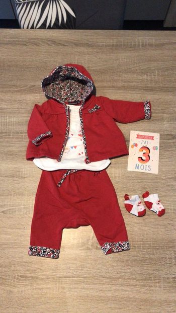 Ensemble 4 pièces Jogging Sergent Major 3 mois