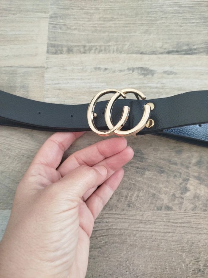 Ceinture avec boucle dorée - photo numéro 2