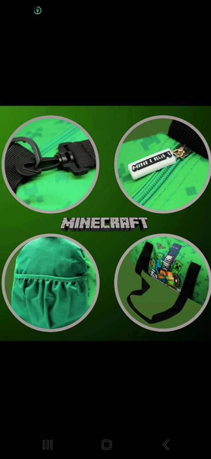 Sac de sport minecraft - photo numéro 4