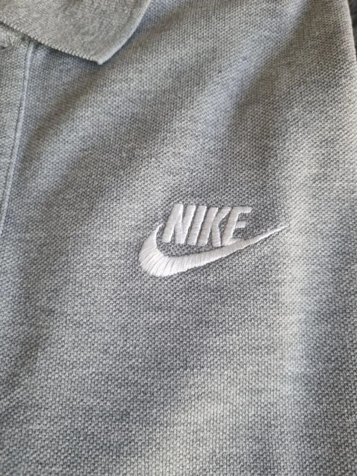 Polo manches courtes Nike Gris, M Hommes - photo numéro 4
