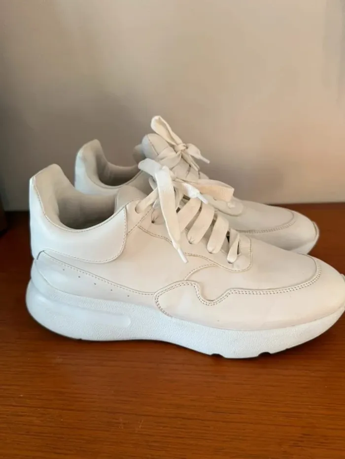 Baskets blanches Alexander McQueen
