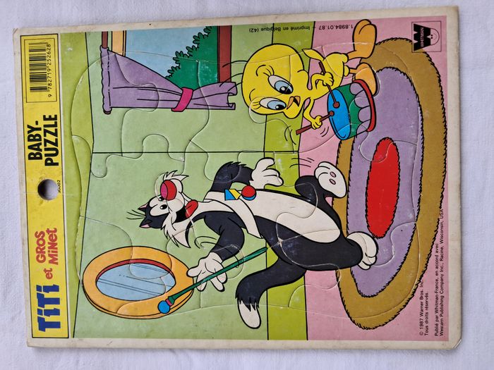 Baby puzzle whitman Titi et grosminet 1987 Warner Bros vintage - photo numéro 4