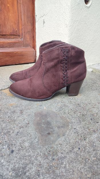 Bottines marron La Redoute 38