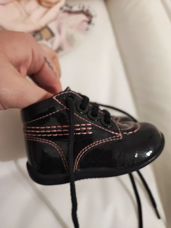 Kickers Taille 18 noir pailleté - photo numéro 2