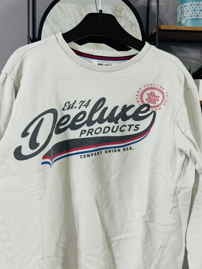 Sweat Deeluxe blanc cassé - 14 ans - Très bon état - photo numéro 4