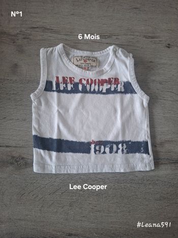 🌷N°1🌷Débardeur - Lee Cooper - 6 Mois🌷
