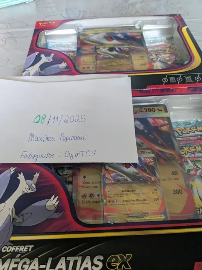 [Latias EX Coffret 4 booster]