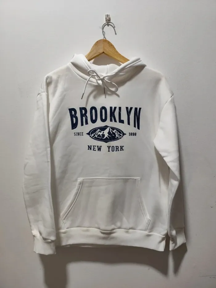 Sudadera blanca Brooklyn S New York - photo numéro 4