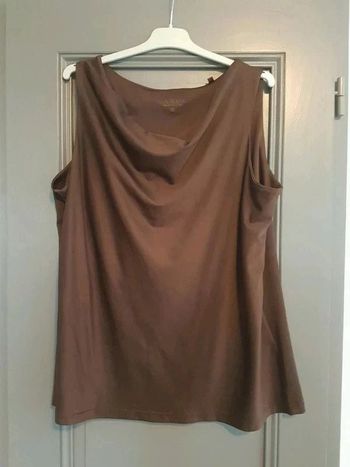 T-shirt marron femme taille L