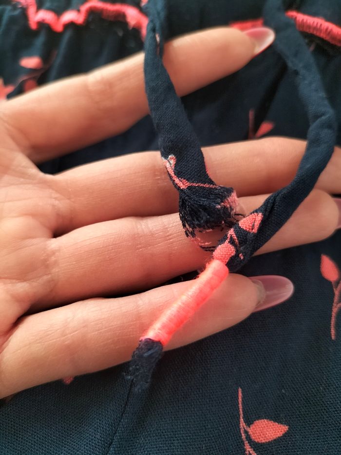 💙 Pantalon fluide, léger d'été fleuri - "5 ans" - Sans marque 💙 - photo numéro 2