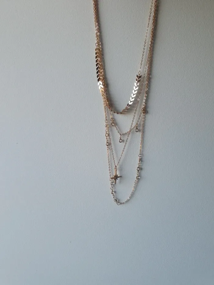 Collier multi rangs - photo numéro 3
