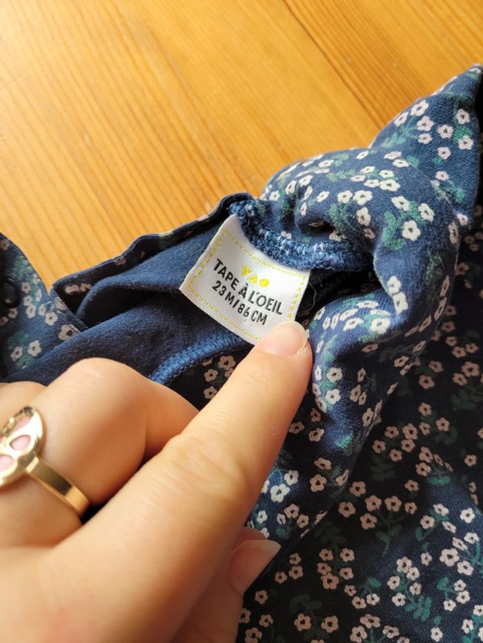 Sous pull 23 mois fleur - photo numéro 5