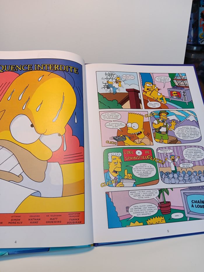 Livre Bande dessinée les Simpson trop top pour la télé - photo numéro 4