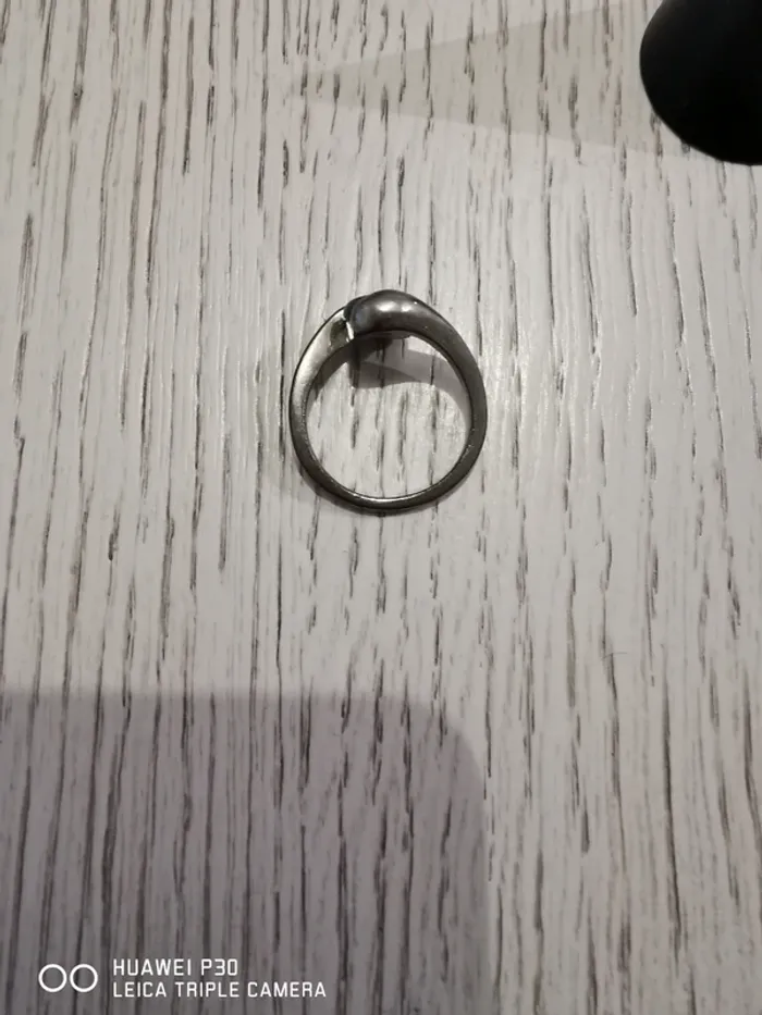 Bague avec pierre kaki - photo numéro 2