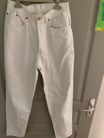 Pantalon jean blanc