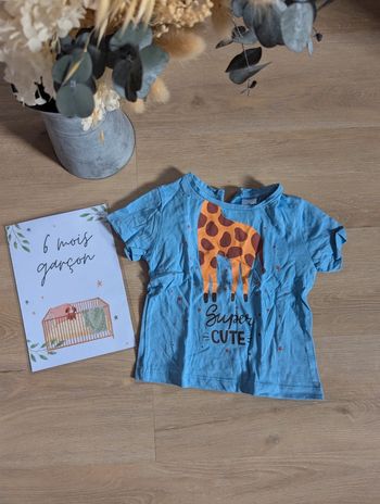 T-shirt manches courtes 6 mois Tex