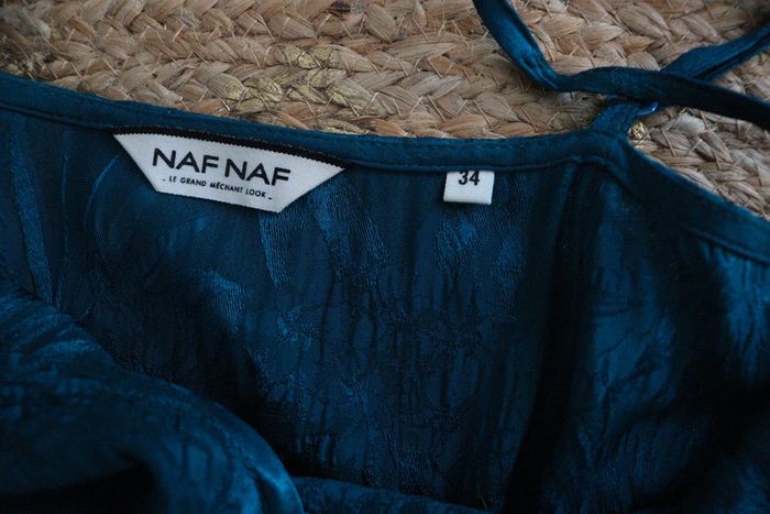 Robe longue Naf Naf bleue - photo numéro 3