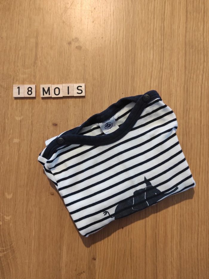 Combinaison short Petit Bateau 18 mois - photo numéro 4
