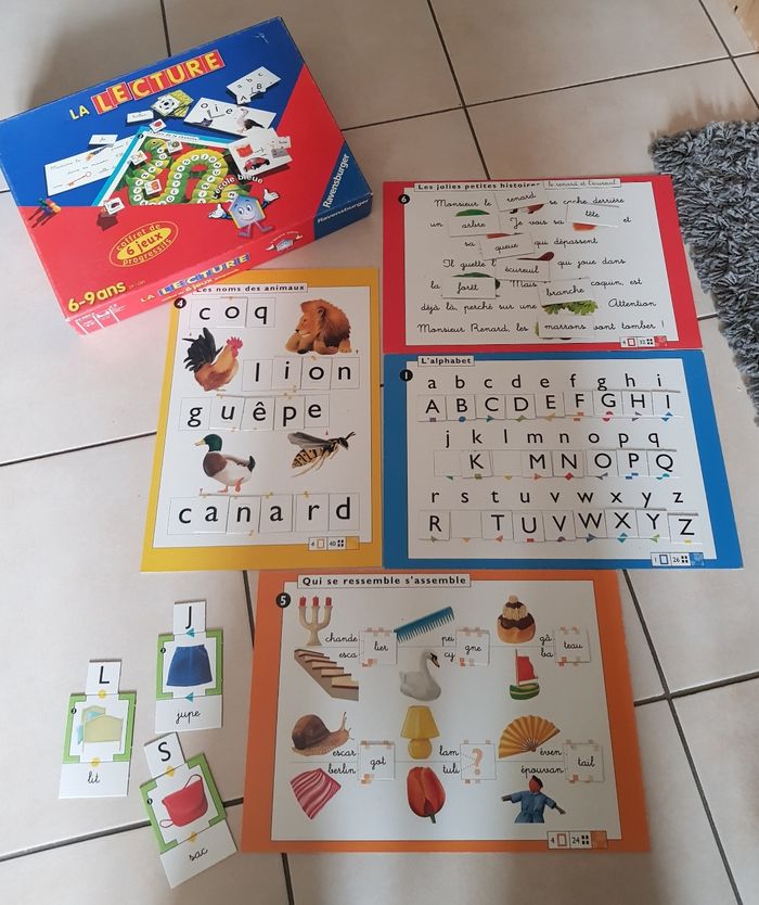Jeu d'apprentissage de la lecture