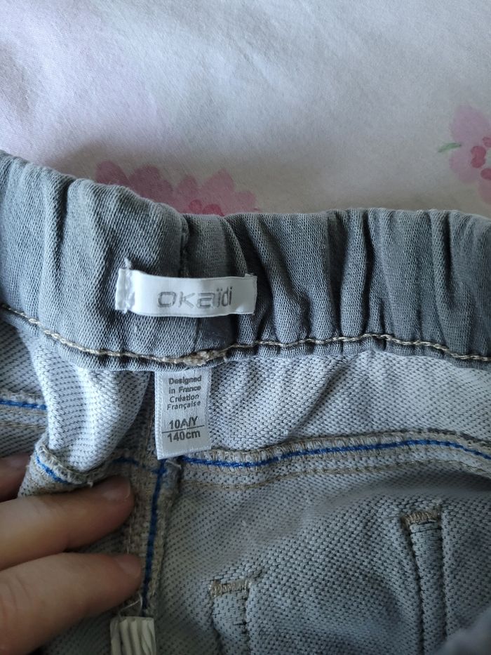 short okaidi jeans souple 10ans  (4e) - photo numéro 4