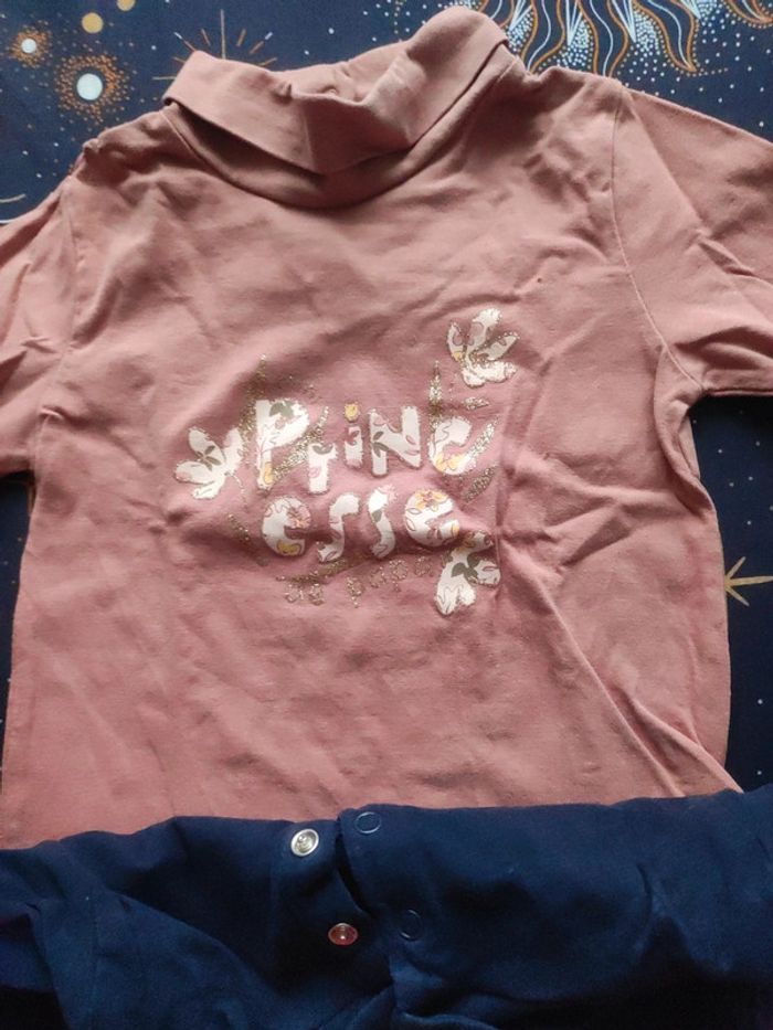 Tee-shirt col haut 24 mois - photo numéro 2