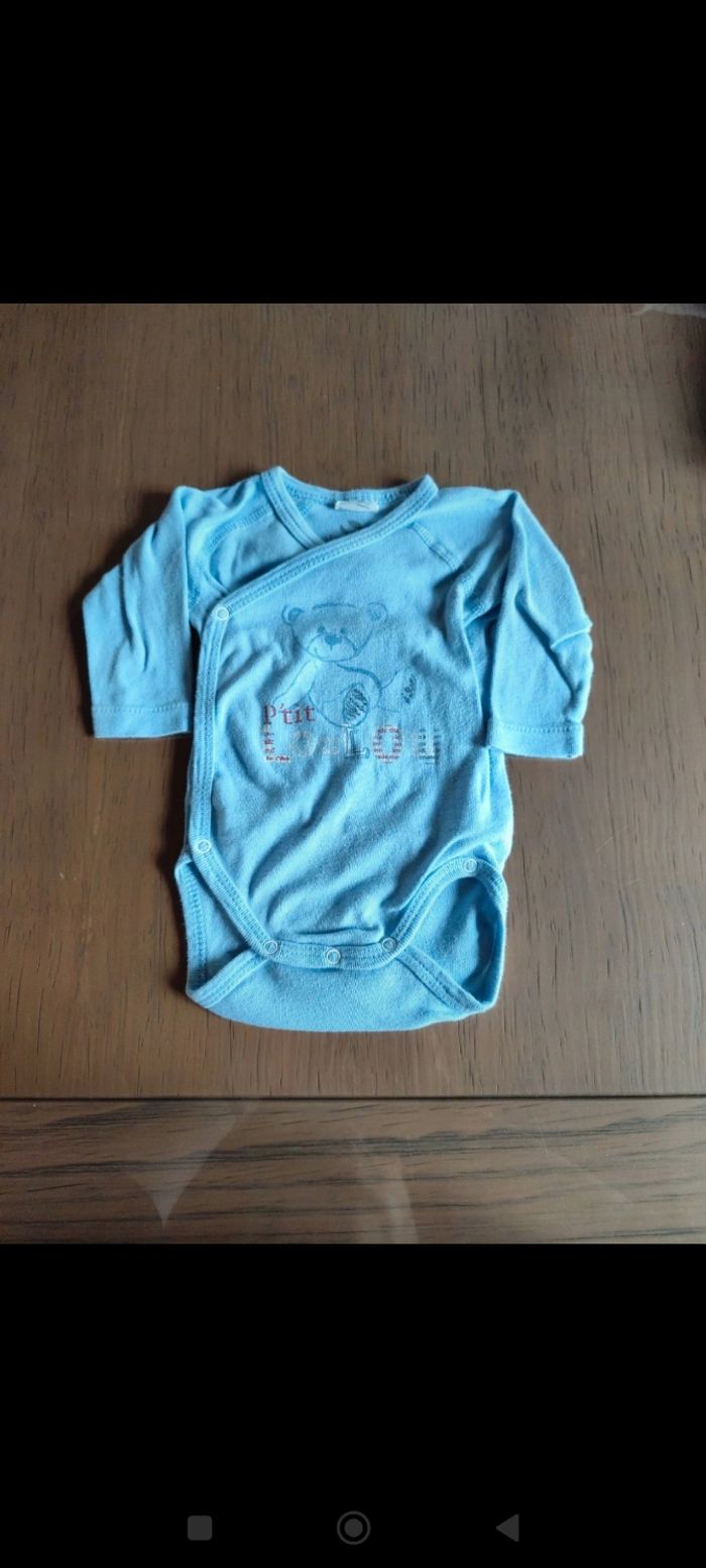 Lot de 5 bodies manches longues garçon taille 3 mois - photo numéro 7