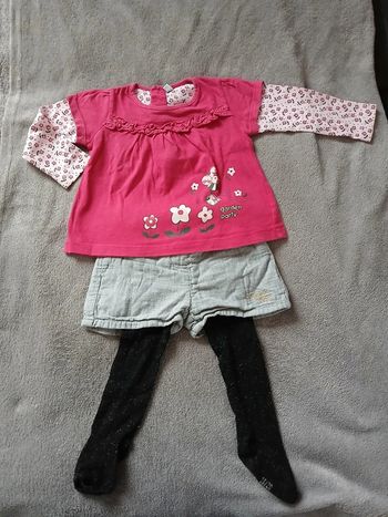 Ensemble short hiver 12 mois fille