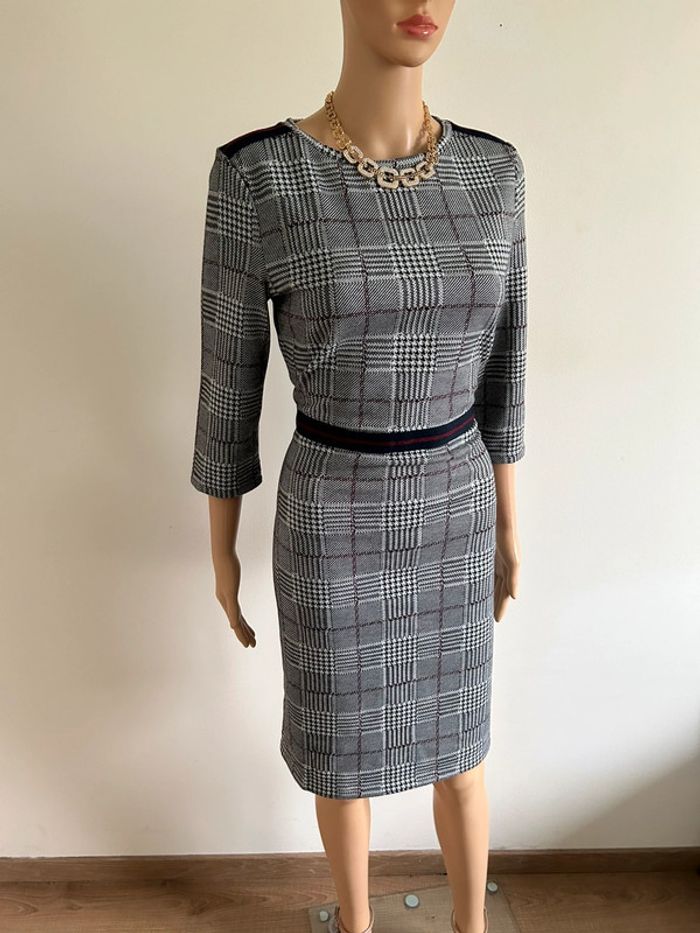 Robe grise à manches courtes Esprit taille française XL jamais portée - photo numéro 2