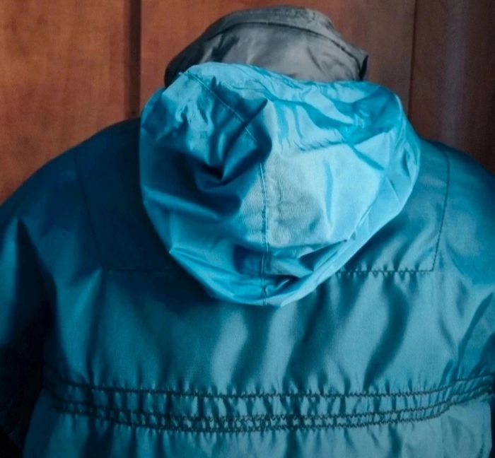 Blouson bleu avec capuche taille S-M (Fun Tea) - photo numéro 6