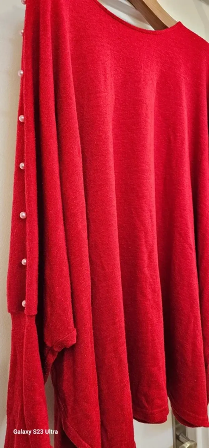 Pull Chauve-souris Long Évasé Taille L/XL - photo numéro 4