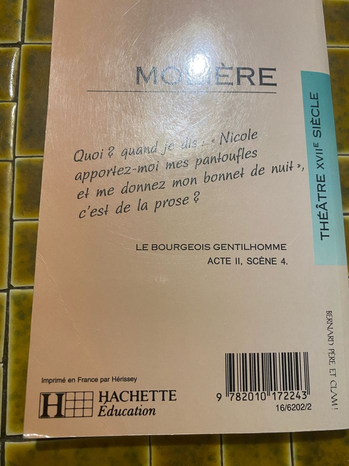 Livre le bourgeois gentilhomme - photo numéro 2