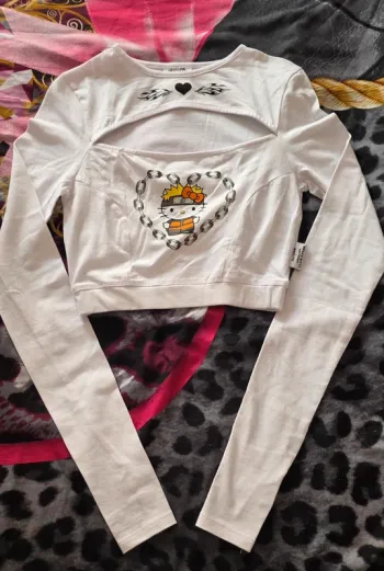 Haut crop top Hello Kitty Naruto